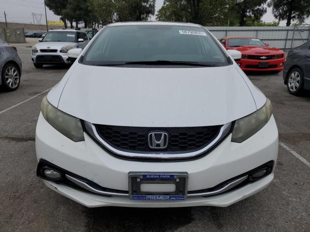 19XFB2F99EE083559 - 2014 HONDA CIVIC EXL WHITE photo 5