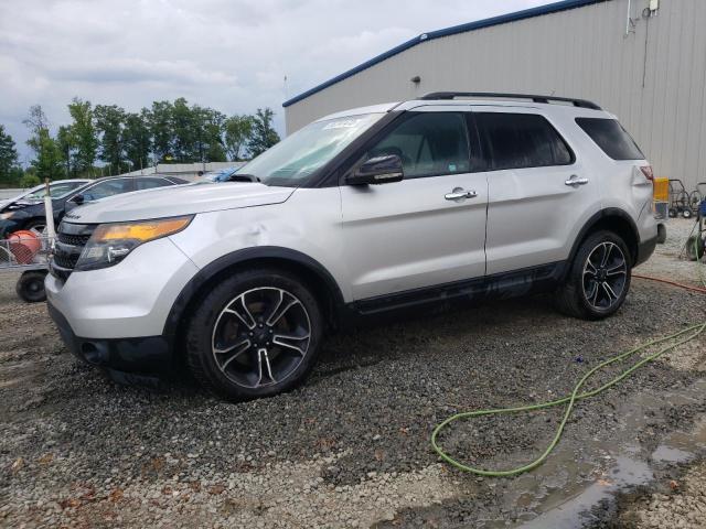 1FM5K8GTXDGB29614 - 2013 FORD EXPLORER SPORT SILVER photo 1