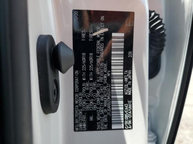 JTJGARBZ0M5024137 - 2021 LEXUS NX 300 BASE თეთრი ფოტო 13