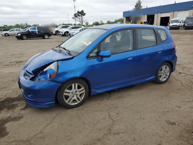 JHMGD38687S037470 - 2007 HONDA FIT S 蓝色 照片 1