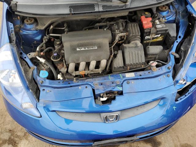JHMGD38687S037470 - 2007 HONDA FIT S 蓝色 照片 11