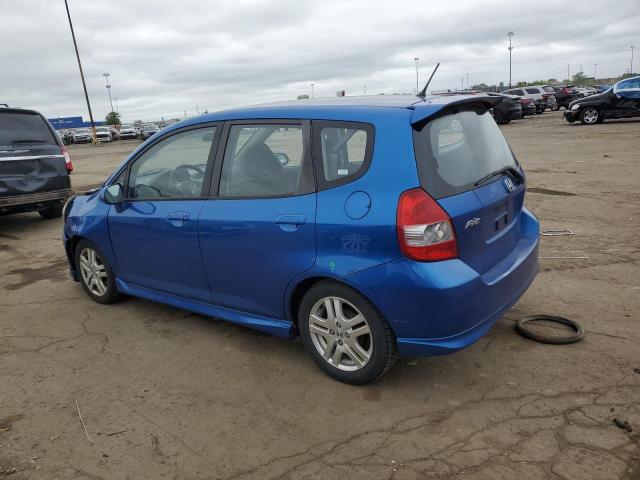 JHMGD38687S037470 - 2007 HONDA FIT S 蓝色 照片 2