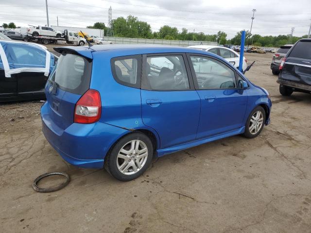 JHMGD38687S037470 - 2007 HONDA FIT S 蓝色 照片 3
