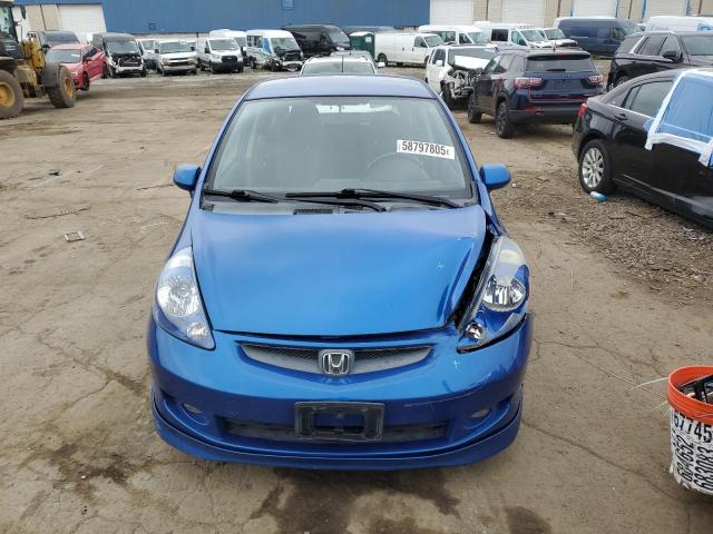 JHMGD38687S037470 - 2007 HONDA FIT S 蓝色 照片 5