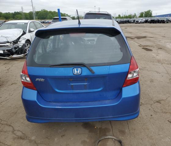 JHMGD38687S037470 - 2007 HONDA FIT S 蓝色 照片 6