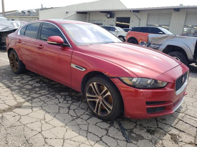 SAJAJ4BV5HA971262 - 2017 JAGUAR XE PREMIUM RED photo 4