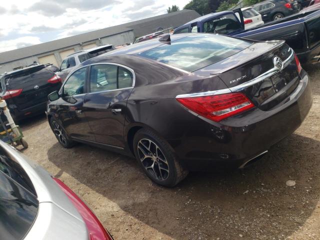 1G4G45G35GF198125 - 2016 BUICK LACROSSE SPORT TOURING MAROON photo 2