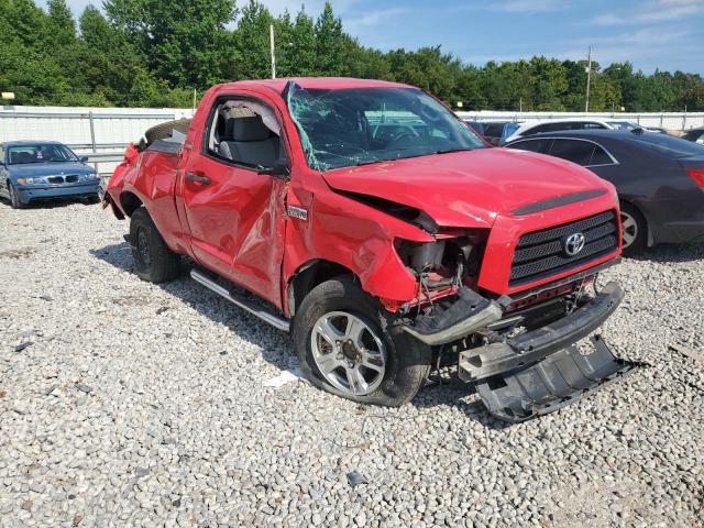 5TFJV52187X001469 - 2007 TOYOTA TUNDRA RED photo 4