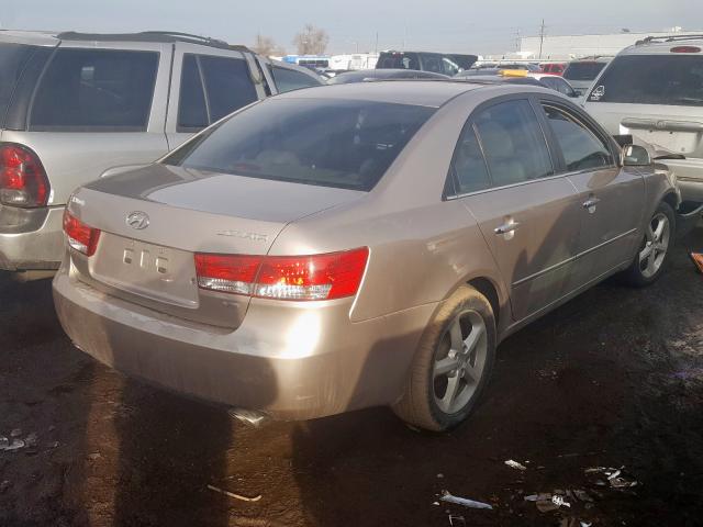 5NPEU46F86H069401 - 2006 HYUNDAI SONATA GLS  photo 4