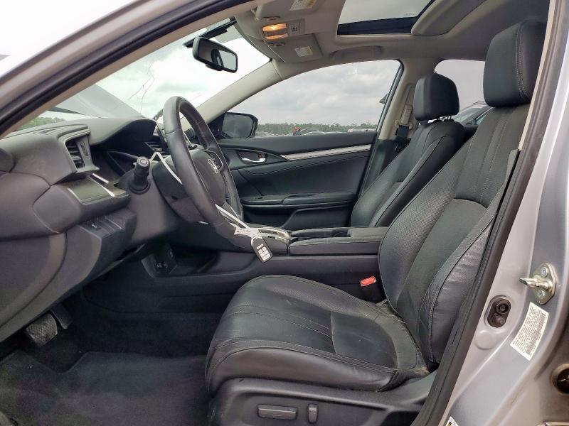 19XFC1F72HE028865 - 2017 HONDA CIVIC EXL SILVER photo 7