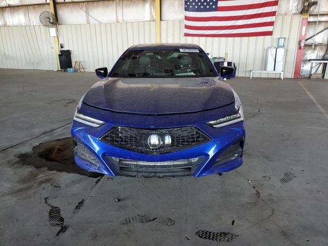 19UUB5F59MA011592 - 2021 ACURA TLX TECH A BLUE photo 5