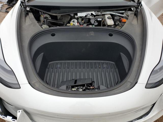5YJ3E1EA5PF607075 - 2023 TESLA MODEL 3 Beyaz fotoğraf 11