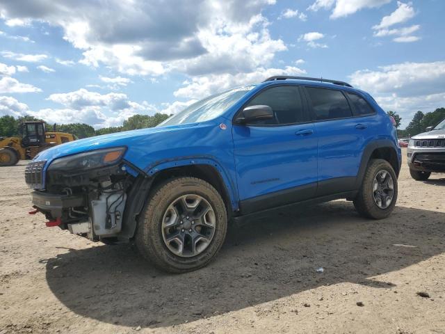 1C4PJMBX0KD311114 - 2019 JEEP CHEROKEE TRAILHAWK BLUE photo 1