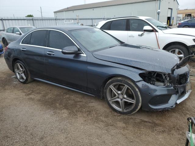 55SWF4KBXGU140842 - 2016 MERCEDES-BENZ C 300 4MATIC GRAY photo 4