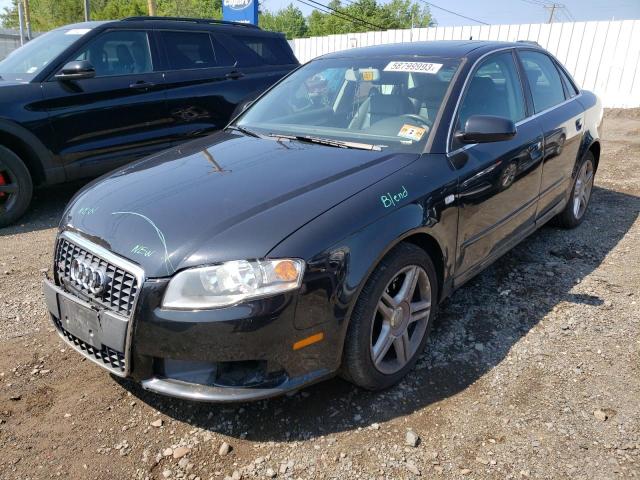 WAUDF78E68A023715 - 2008 AUDI A4 2.0T QUATTRO BLACK photo 1