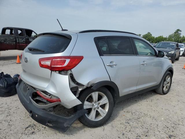 KNDPB3A21D7402777 - 2013 KIA SPORTAGE BASE SILVER photo 3