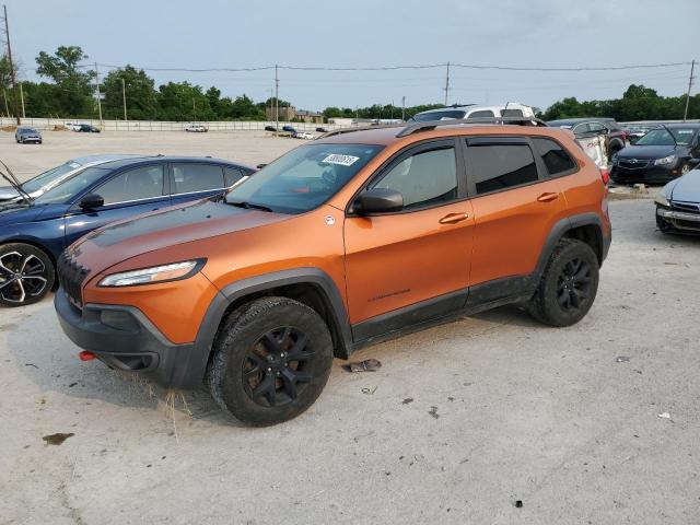 1C4PJMBS0FW675807 - 2015 JEEP CHEROKEE TRAILHAWK ORANGE photo 1