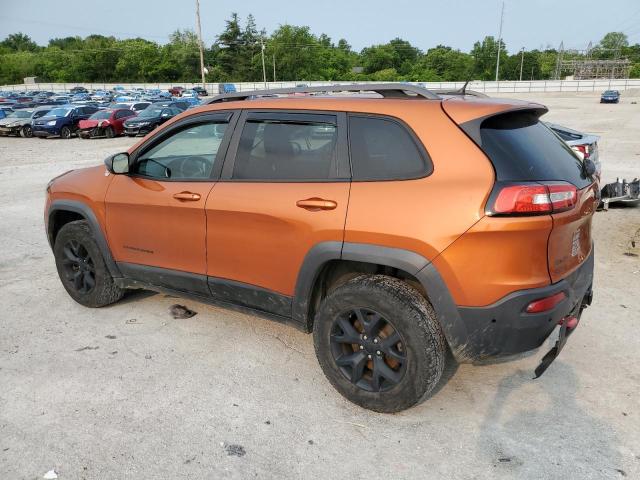 1C4PJMBS0FW675807 - 2015 JEEP CHEROKEE TRAILHAWK ORANGE photo 2