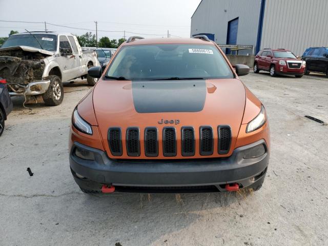 1C4PJMBS0FW675807 - 2015 JEEP CHEROKEE TRAILHAWK ORANGE photo 5