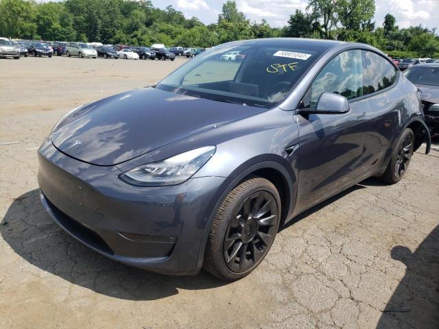 5YJYGDEE7LF027146 - 2020 TESLA MODEL Y BLUE photo 1