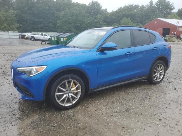 ZASFAKNN4J7B99335 - 2018 ALFA ROMEO STELVIO TI SPORT BLUE photo 1