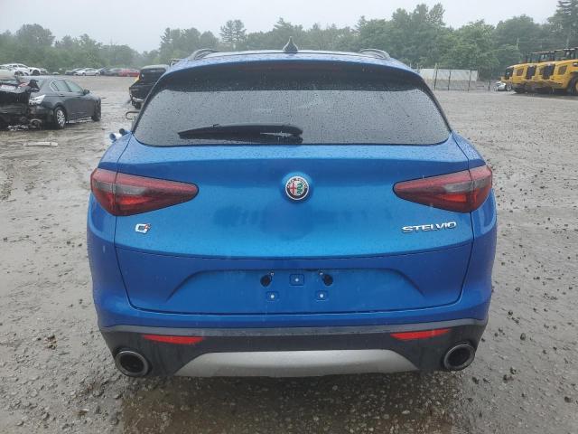 ZASFAKNN4J7B99335 - 2018 ALFA ROMEO STELVIO TI SPORT BLUE photo 6
