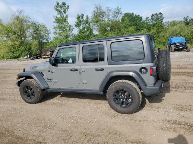 1C4HJXDN5MW679104 - 2021 JEEP WRANGLER U SPORT رمادي صورة 2