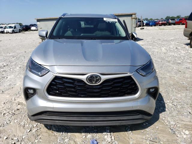 5TDGZRAH6MS514841 - 2021 TOYOTA HIGHLANDER XLE Արծաթագույն լուսանկար 5