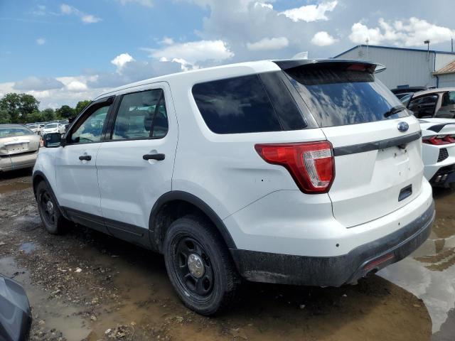 1FM5K8AR2HGD92876 - 2017 FORD EXPLORER POLICE INTERCEPTOR WHITE photo 2