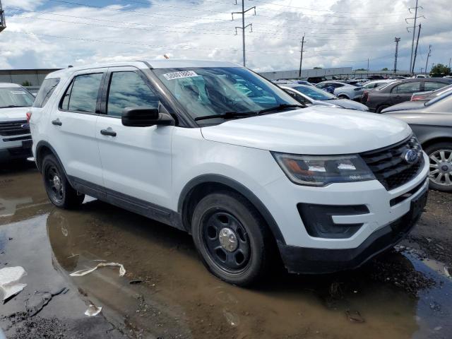 1FM5K8AR2HGD92876 - 2017 FORD EXPLORER POLICE INTERCEPTOR WHITE photo 4