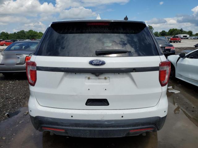 1FM5K8AR2HGD92876 - 2017 FORD EXPLORER POLICE INTERCEPTOR WHITE photo 6