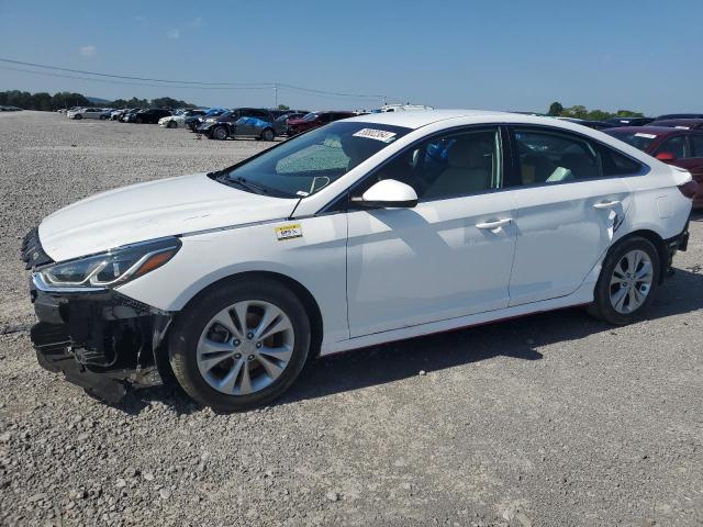 5NPE24AF0KH817081 - 2019 HYUNDAI SONATA SE WHITE photo 1