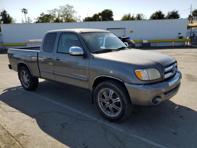 5TBRN34134S449309 - 2004 TOYOTA TUNDRA ACCESS CAB SR5 GRAY photo 4