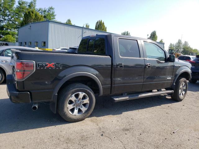 1FTFW1ET6BFB34514 - 2011 FORD F150 SUPERCREW BLACK photo 3