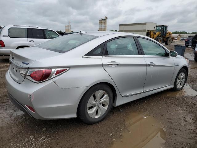 KMHEC4A41DA077672 - 2013 HYUNDAI SONATA HYBRID SILVER photo 3