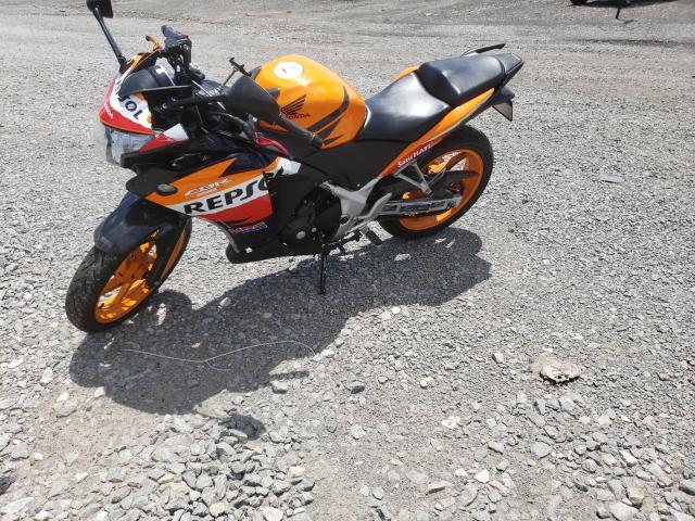 MLHMC4101D5304037 - 2013 HONDA CBR250 R ORANGE photo 2