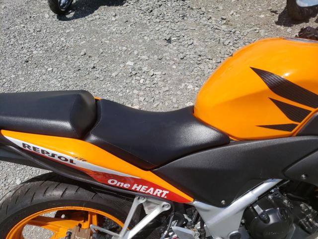 MLHMC4101D5304037 - 2013 HONDA CBR250 R ORANGE photo 5