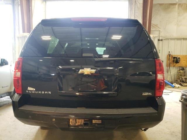 1GNFK26399R234607 - 2009 CHEVROLET SUBURBAN K1500 LT BLACK photo 6