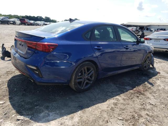 3KPF34AD2LE218656 - 2020 KIA FORTE GT LINE BLUE photo 3