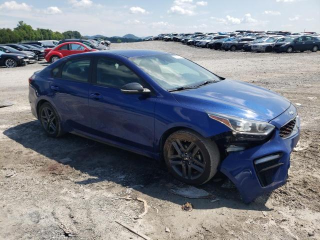 3KPF34AD2LE218656 - 2020 KIA FORTE GT LINE BLUE photo 4