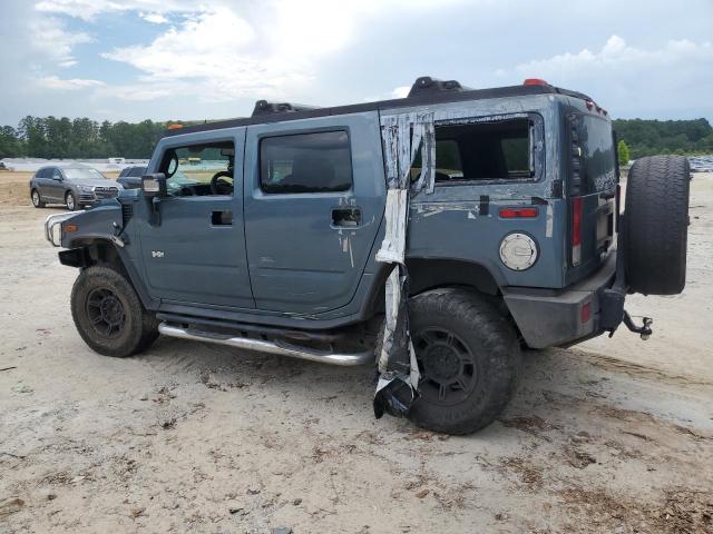 5GRGN23U97H101364 - 2007 HUMMER H2 BLUE photo 2