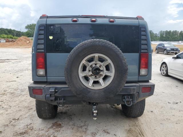 5GRGN23U97H101364 - 2007 HUMMER H2 BLUE photo 6