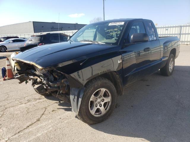 1D7HW42N06S534099 - 2006 DODGE DAKOTA SLT BLACK photo 2