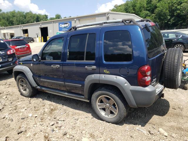 1J4GL38K65W689327 - 2005 JEEP LIBERTY RENEGADE BLUE photo 2