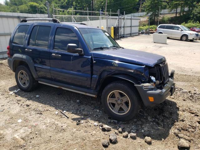 1J4GL38K65W689327 - 2005 JEEP LIBERTY RENEGADE BLUE photo 4