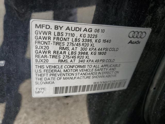 WA1VMAFE2BD000283 - 2011 AUDI Q7 PRESTIGE 黑色 照片 13