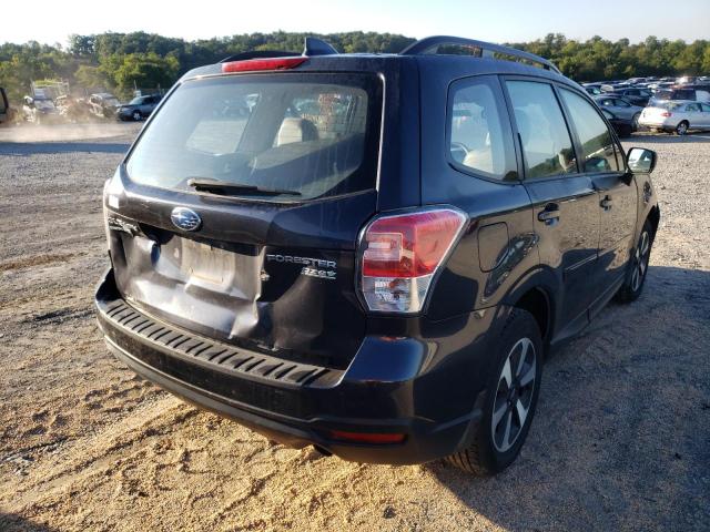 JF2SJABC7HH539135 - 2017 SUBARU FORESTER 2.5I GRAY photo 4