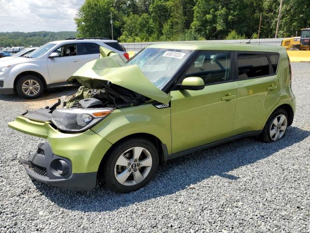 KNDJN2A26H7885082 - 2017 KIA SOUL GREEN photo 1