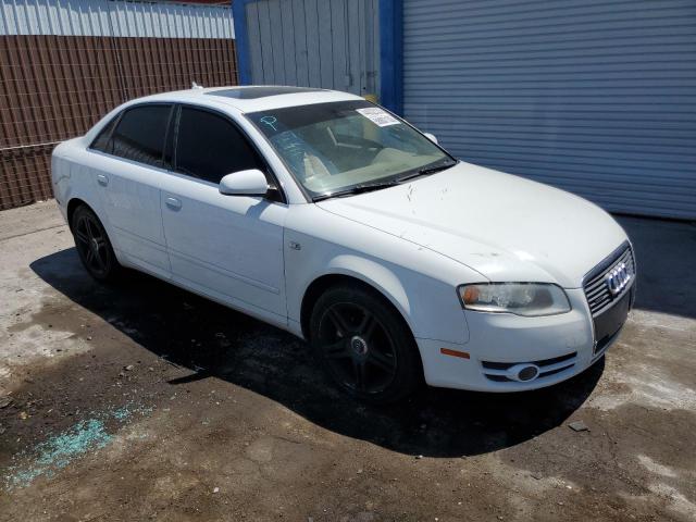 WAUDF78E57A115722 - 2007 AUDI A4 2.0T QUATTRO WHITE photo 4