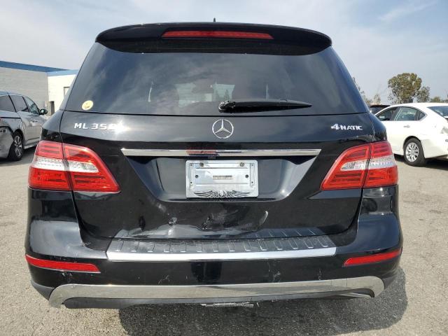 4JGDA5HBXCA000938 - 2012 MERCEDES-BENZ ML 350 4MATIC BLACK photo 6